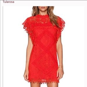 Tularosa Clayton Lace Tunic, cayenne
